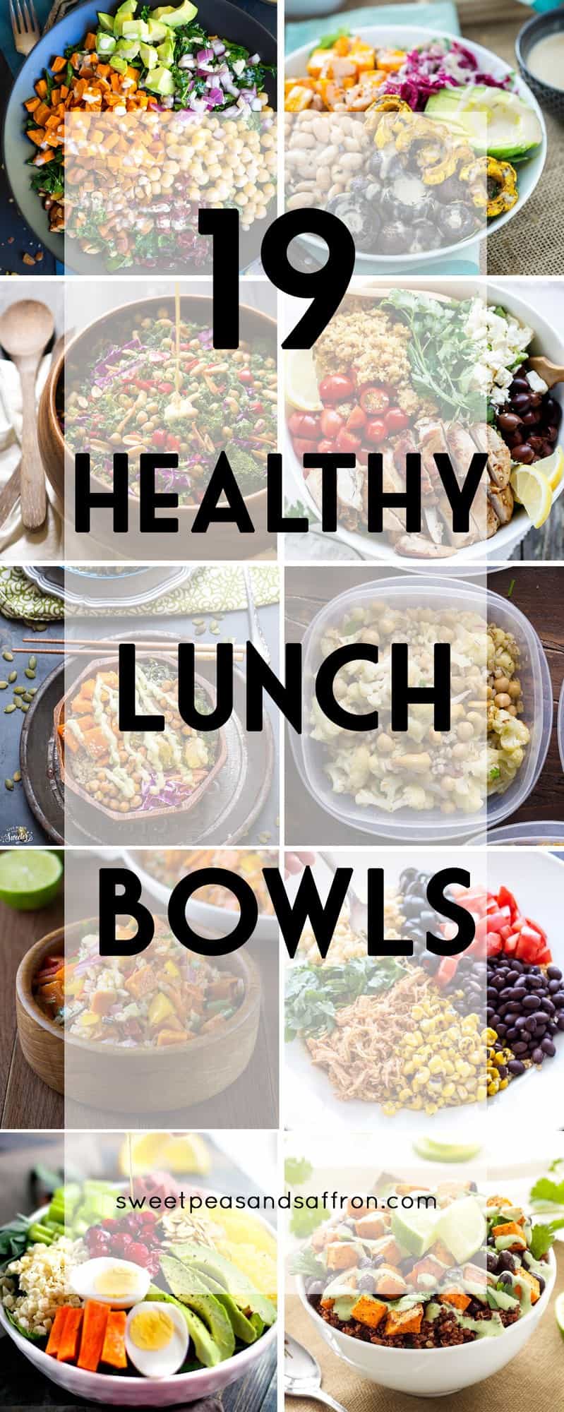 19 Healthy Make Ahead Lunch Bowls