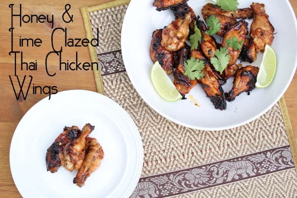 honey-lime glazed thai chicken wings