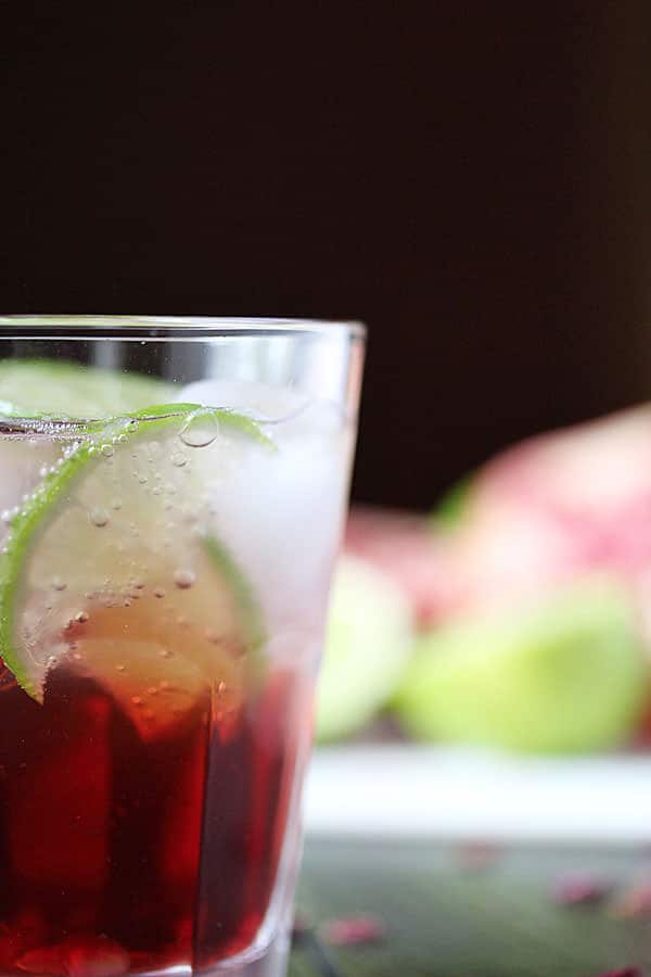 Pomegranate Rosewater Spritzers