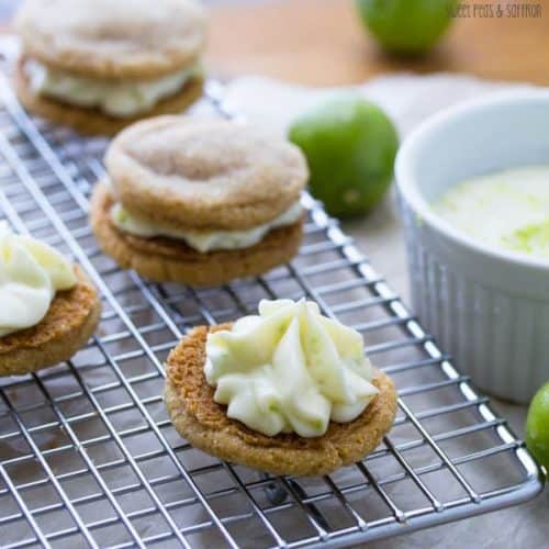 Key Lime Pie Sandwich Cookies Sweet Peas & Saffron