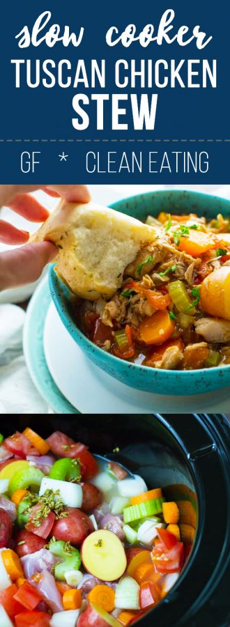 slow cooker tuscan chicken stew