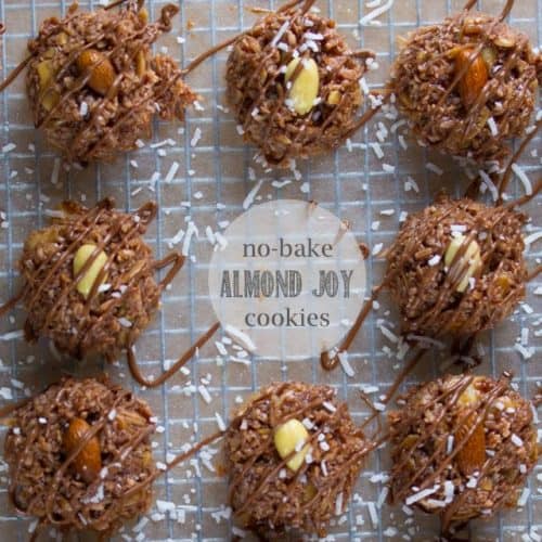 NoBake Almond Joy Cookie Recipe Sweet Peas & Saffron