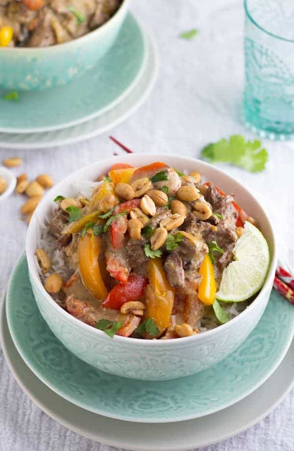 Slow Cooker Thai Curry Beef