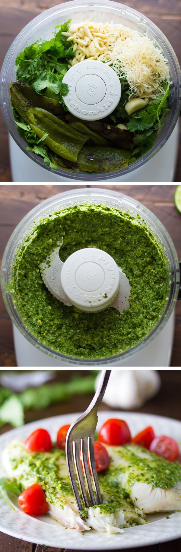 Cilantro Jalapeno Pesto Fish (Grilled)