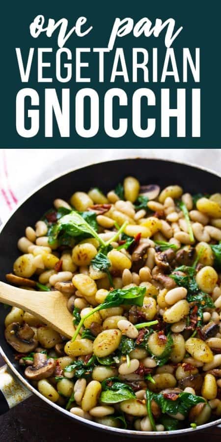 one pan gnocchi with sundried tomatoes and white beans