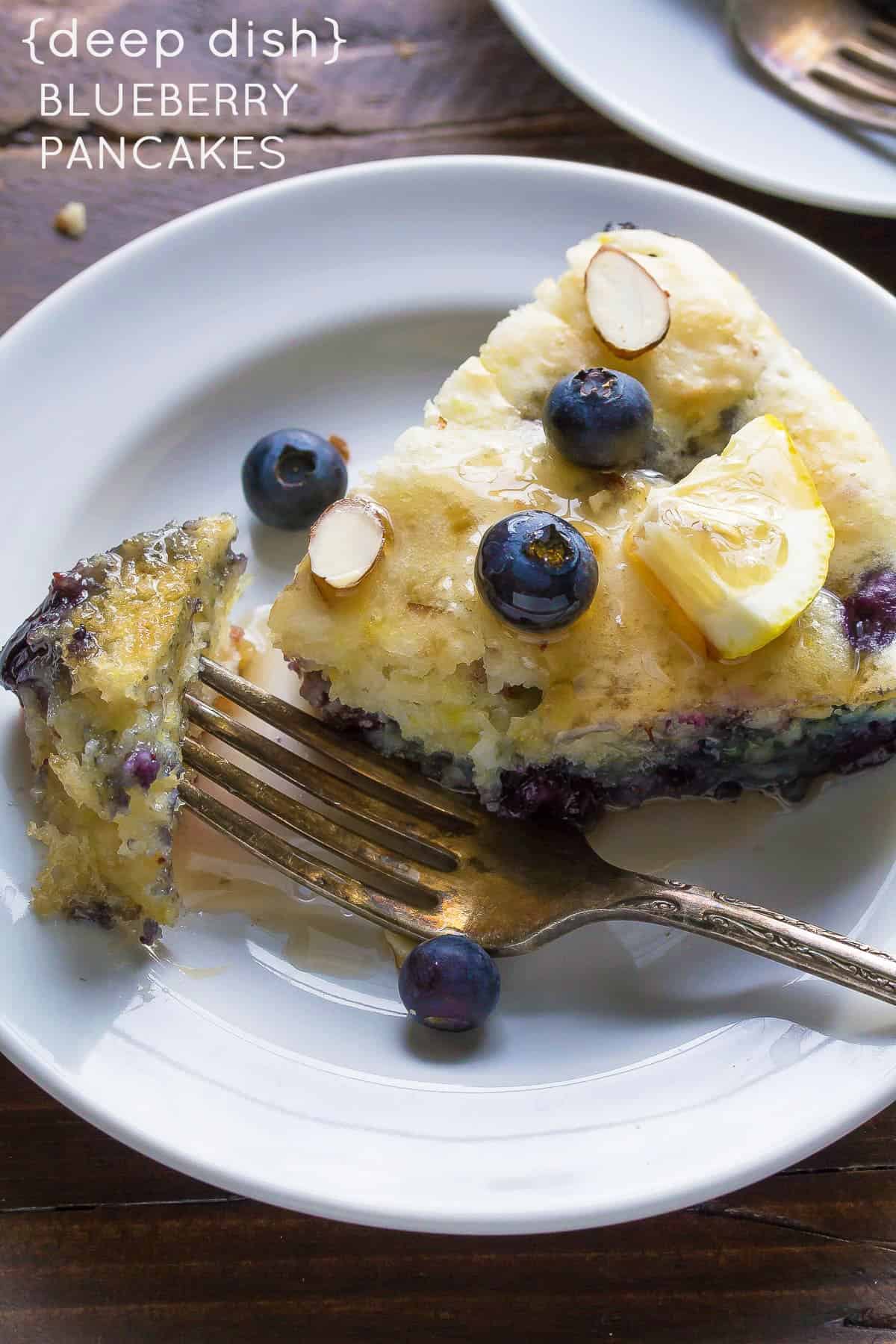 Blueberry Skillet Pancake - Brunch & Batter