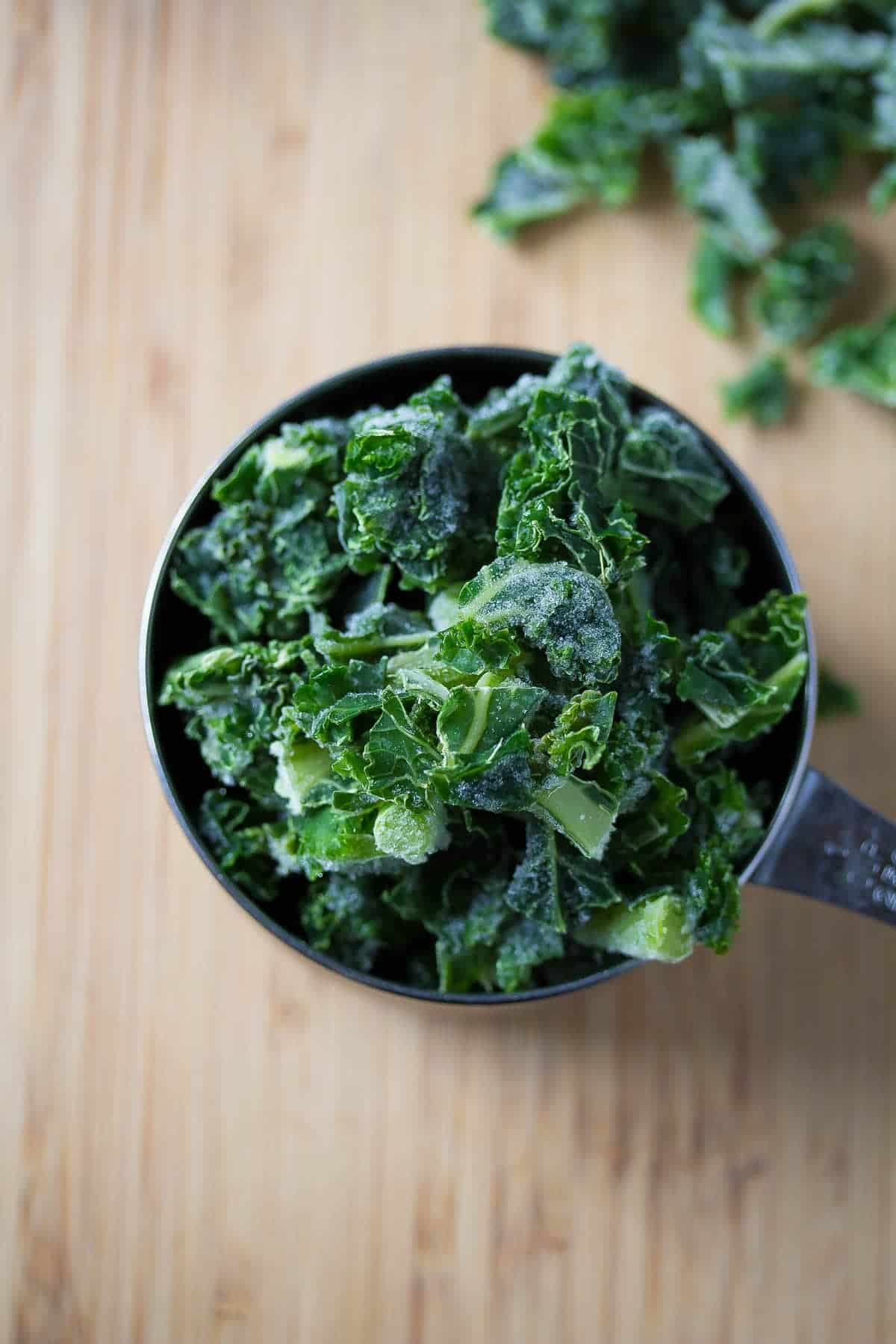 One Pot Pasta with Kale, Goat Cheese, Chicken and Pine Nuts. An easy week-night dinner recipe that is ready in 30 minutes! 