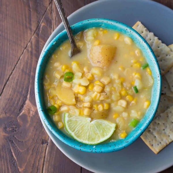 Slow Cooker Creamy Potato Corn Soup | 13 Potato Dishes: The Homemade Soup-ified Version