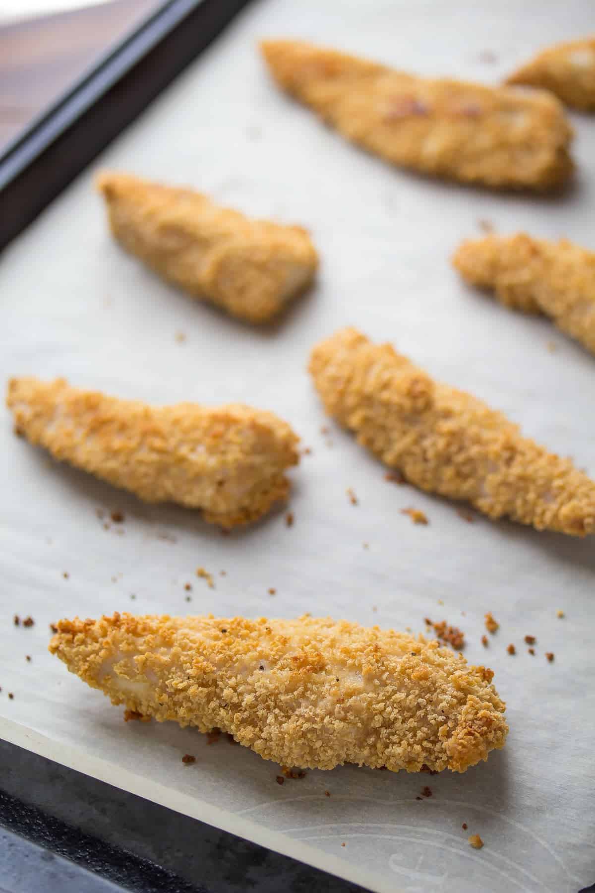 How to make frozen chicken strips in the oven