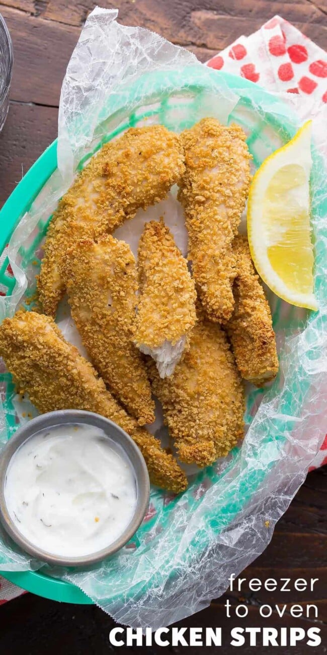 Healthy Homemade Frozen Chicken Strips