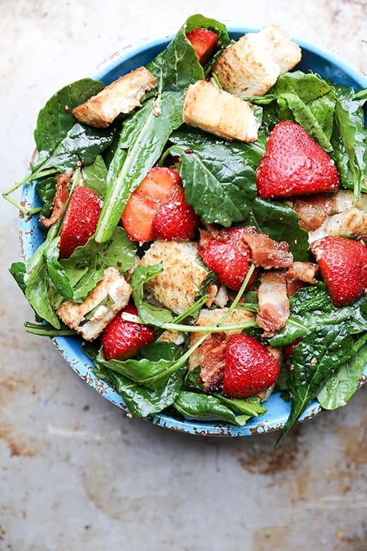 Kale-Strawberry-Grilled-Cheese-Salad-Pin
