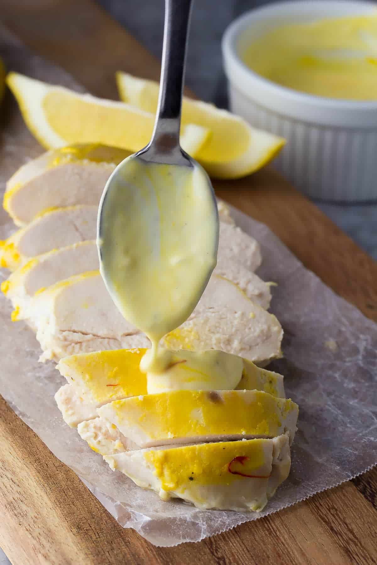 Greek Yogurt Chicken with Saffron and Garlic-image