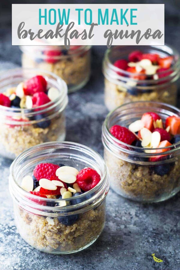 berry quinoa breakfast meal prep (+ video)