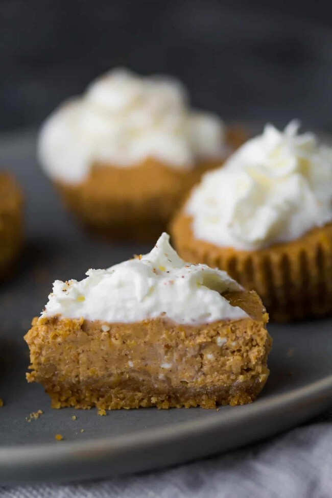 Mini Pumpkin Greek Yogurt Cheesecake Sweet Peas and Saffron