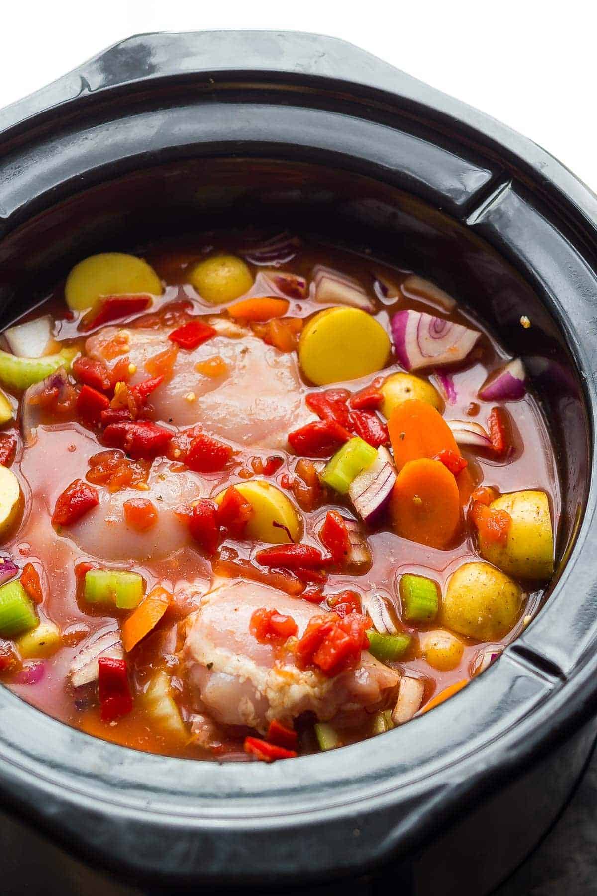 Slow Cooker Spanish Chicken Stew