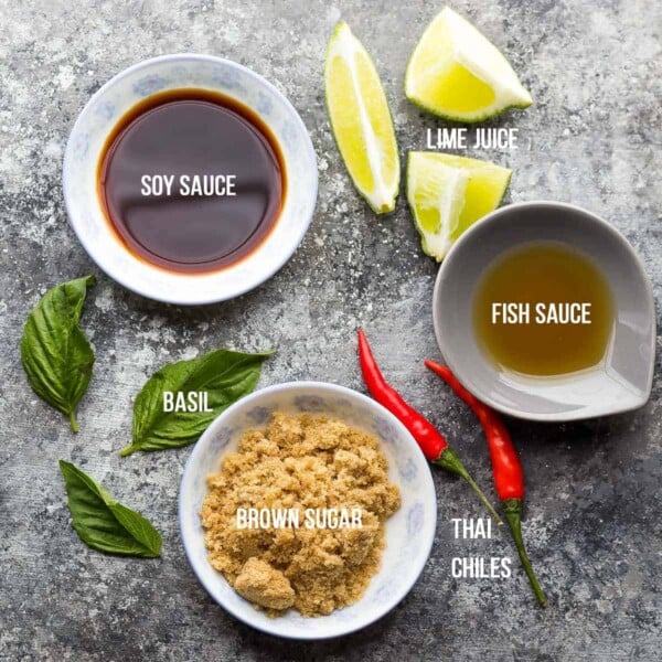ingredients required for thai basil beef stir fry sauce