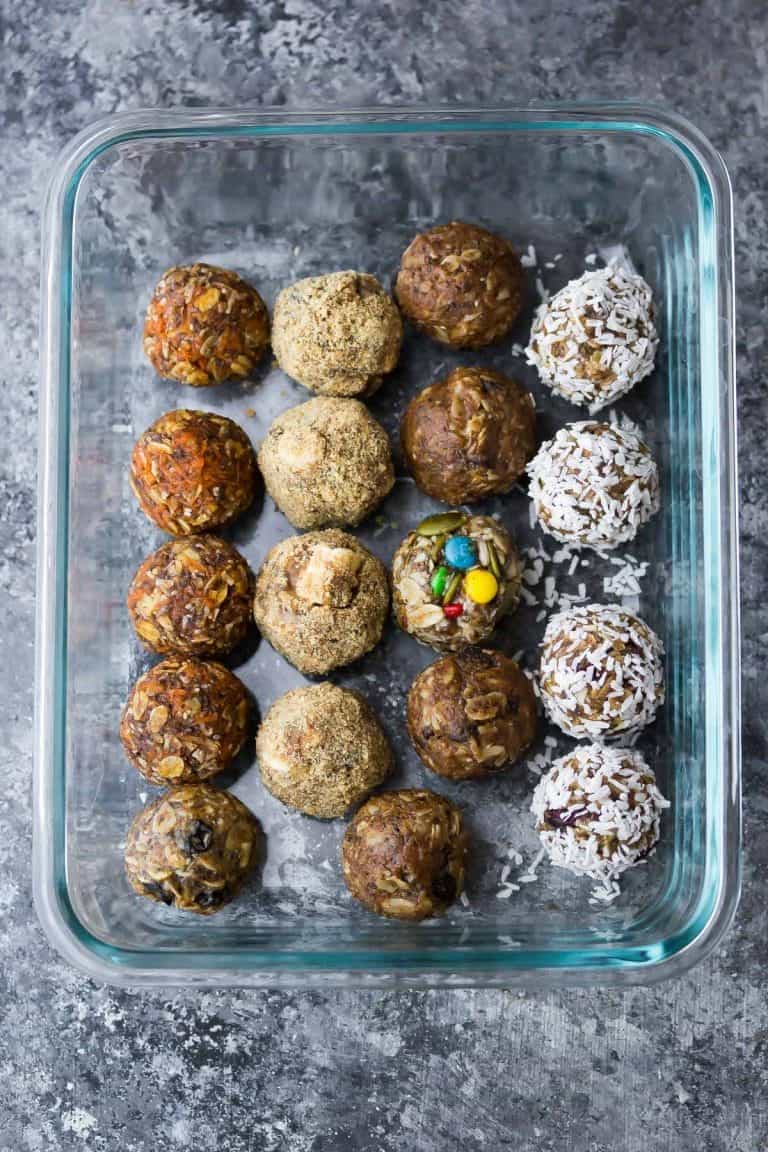 Perfect No Bake Energy Bites (+ 7 Flavors!) Sweet Peas and Saffron