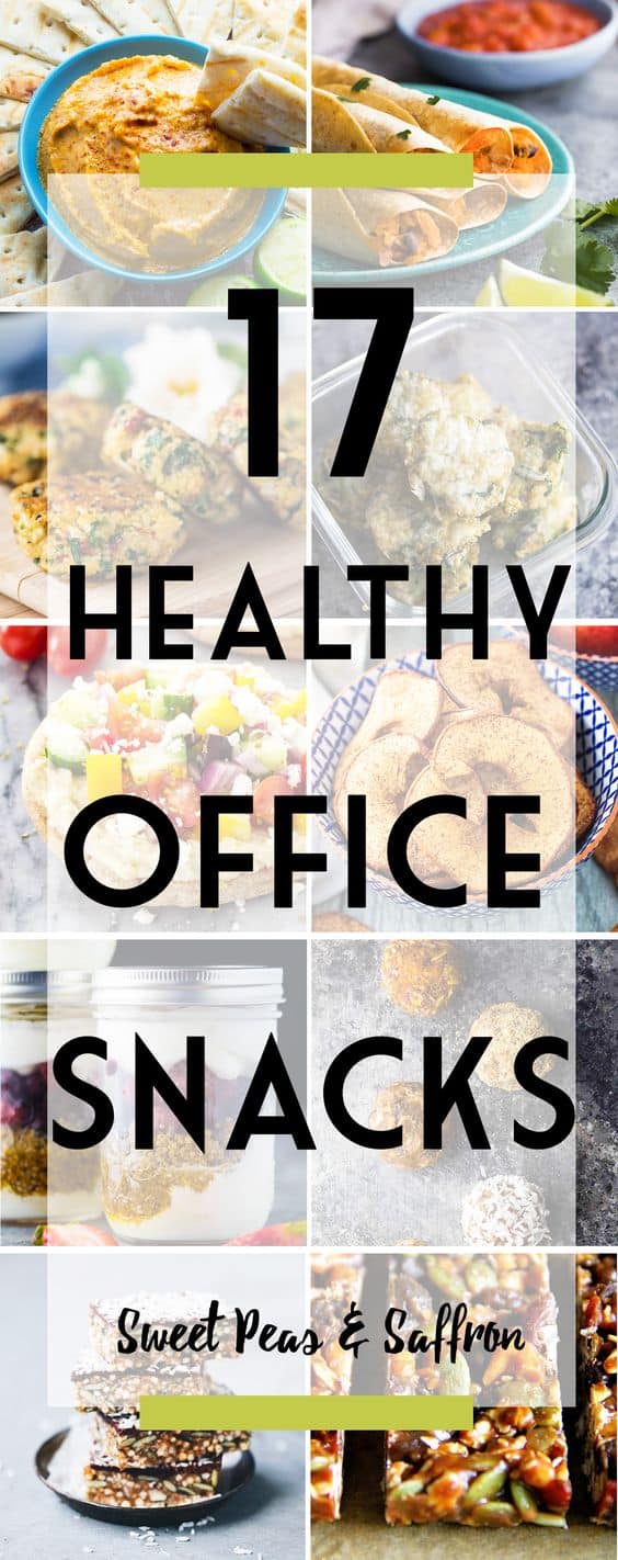 17 Healthy Office Snacks | Sweet Peas and Saffron