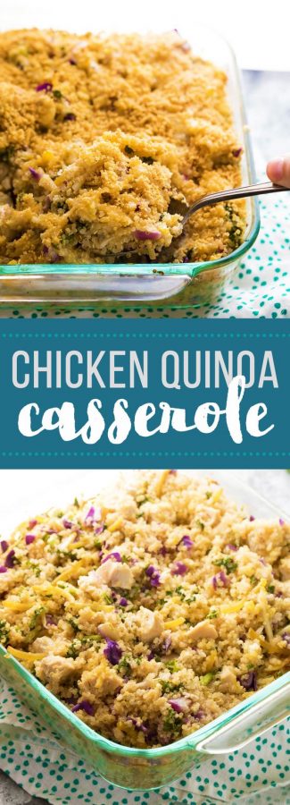 mediterranean chicken quinoa casserole