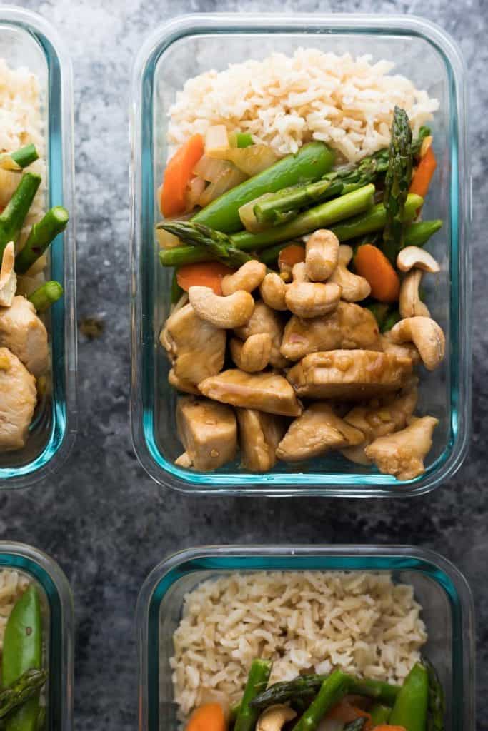 Maple Ginger Chicken Meal Prep Lunch Bowls (+ Video) - Sweet Peas and ...