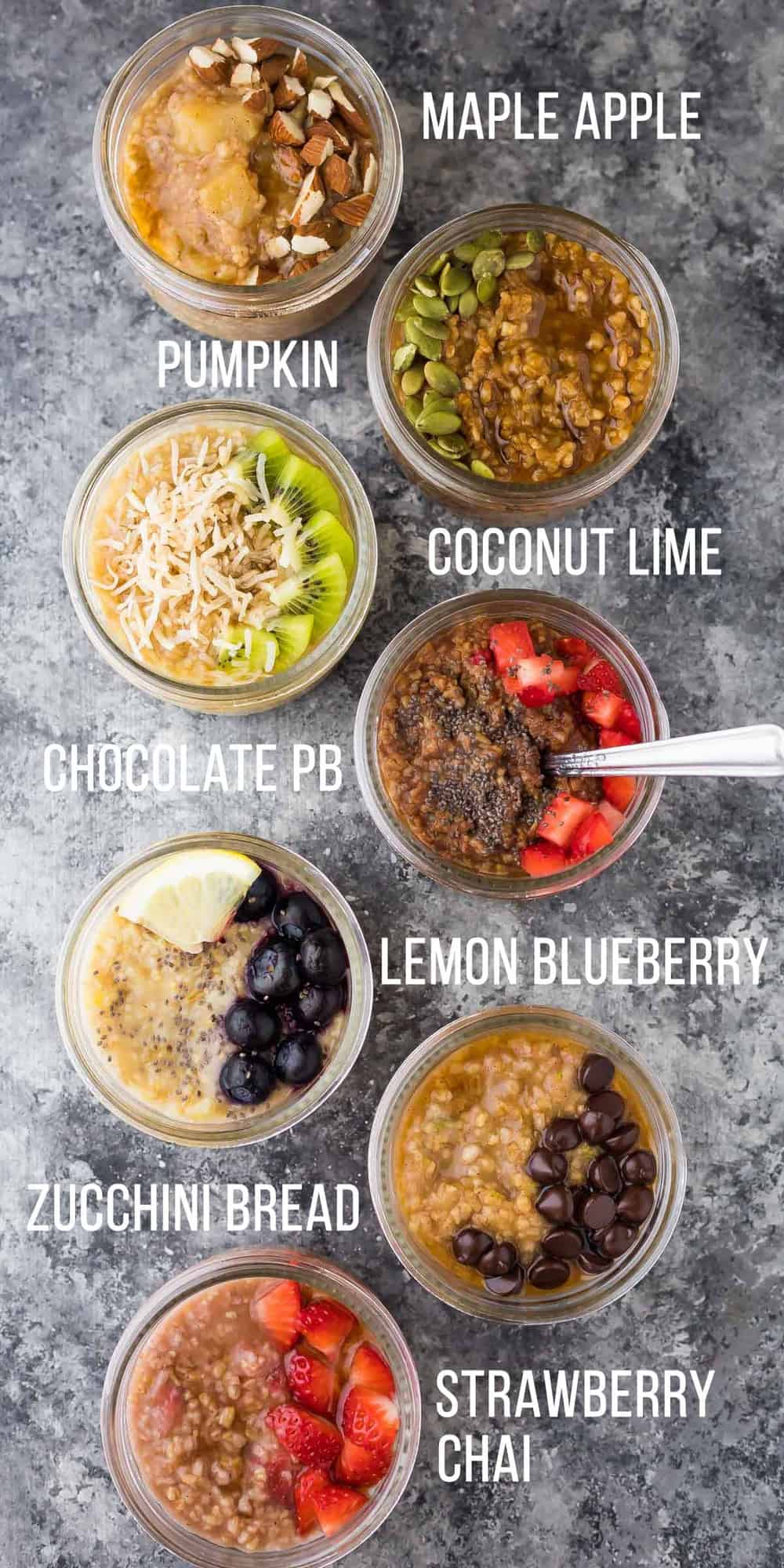 Protein Overnight Oats (7 flavors)