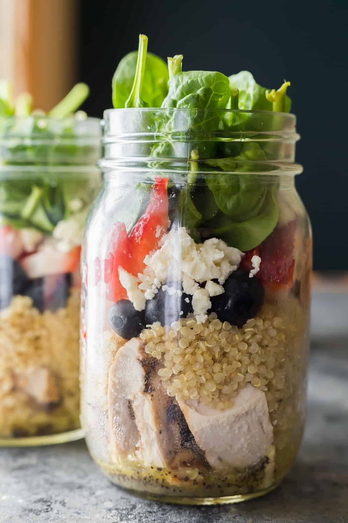 How to Pack Salad in a Jar - Four to Cook For