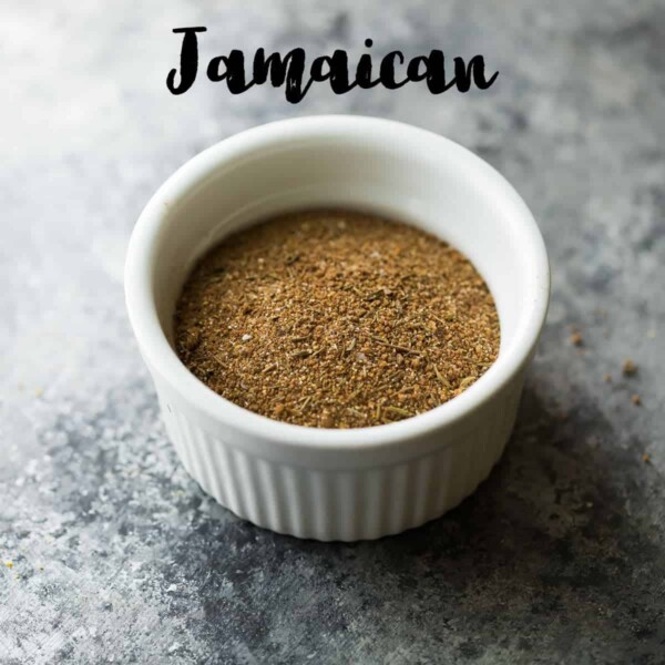 Jamaican Jerk Seasoning recipe mixed up in a bowl