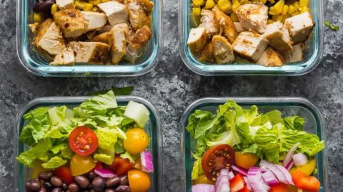 Asian Chicken Chopped Salad {Meal Prep Salad} - Meal Plan Addict