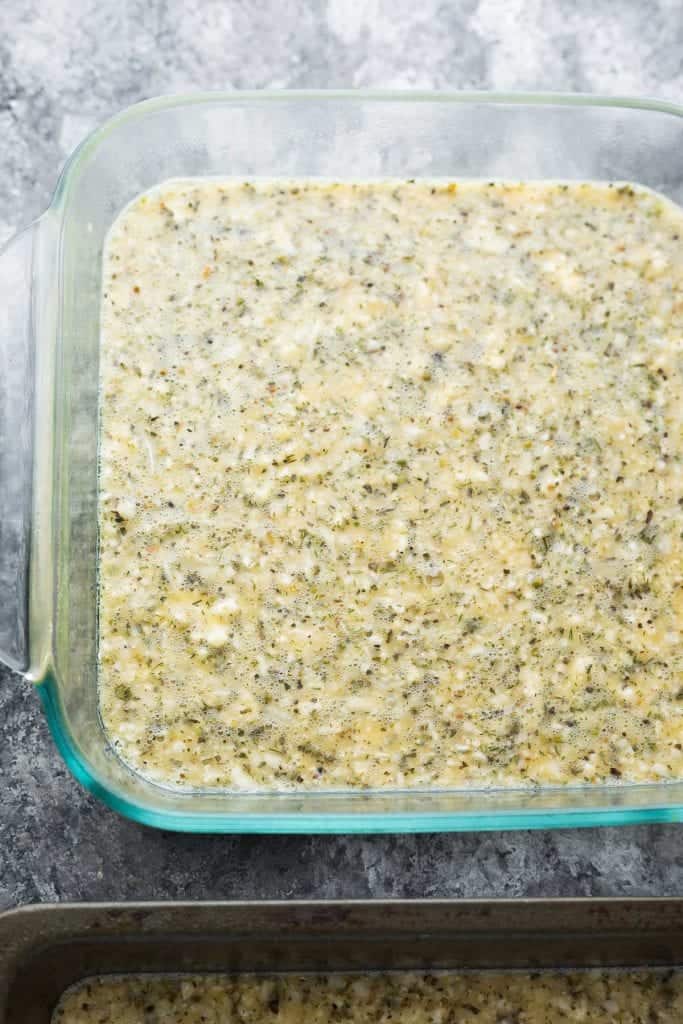 uncooked cauliflower eggs for freezer breakfast sandwiches