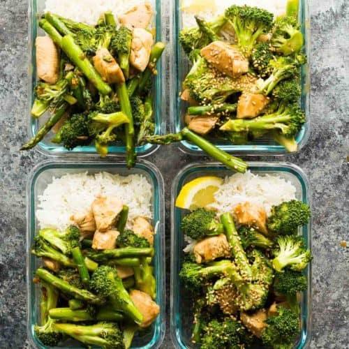 Meal Prep Stir Fry 2-for-1 (Honey Sriracha & Lemon Sesame) - Sweet Peas ...