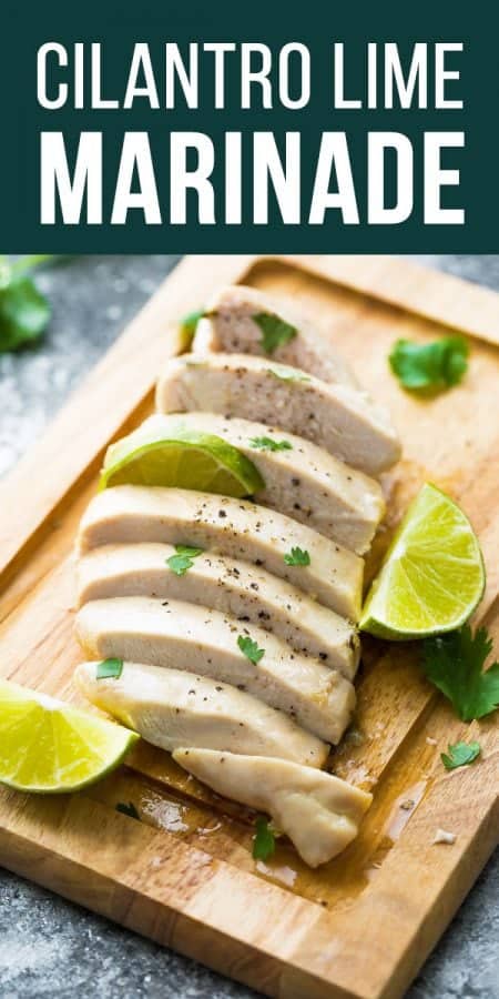 simple cilantro lime chicken marinade