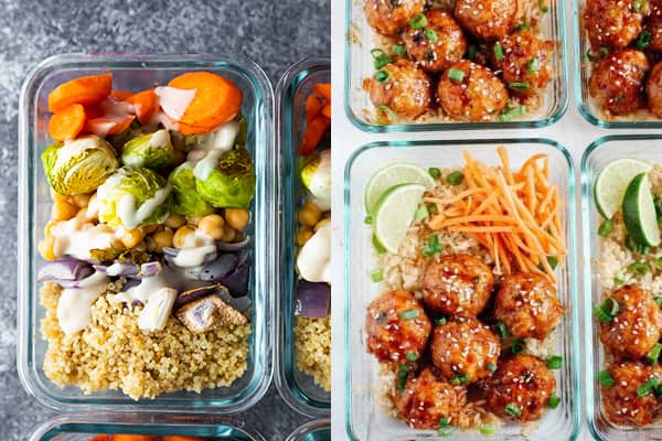 46 Easy Lunch Meal Prep Ideas | sweetpeasandsaffron.com