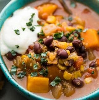 Slow Cooker Black Bean, Quinoa and Sweet Potato Stew - Sweet Peas and ...