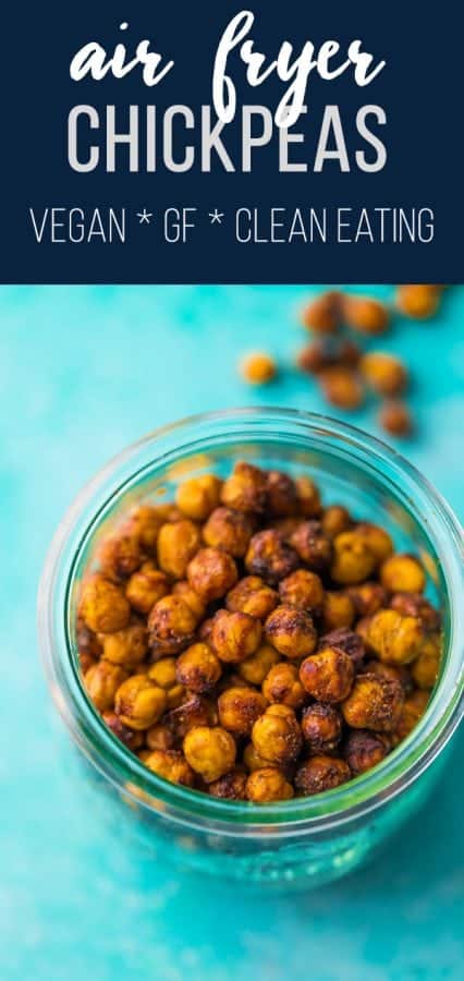 crispy air fryer chickpeas