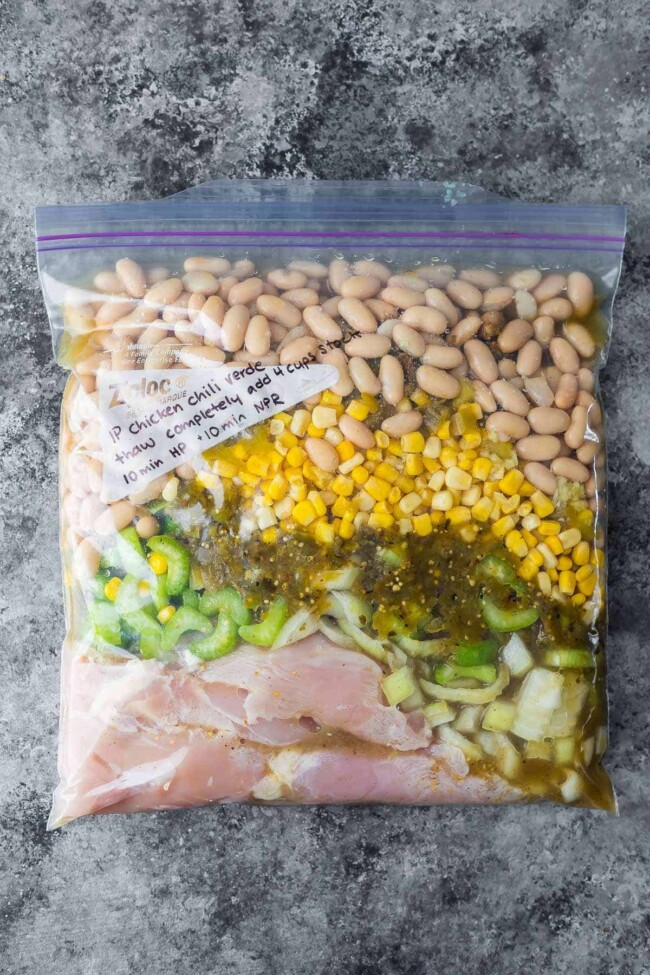 Shortcut Instant Pot Chicken Chile Verde Soup Sweet Peas and Saffron