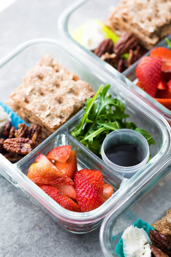 Spring Strawberry Bento Lunch Boxes - Sweet Peas and Saffron