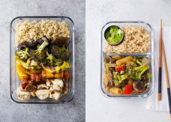 Imagen collage de 24 Clean Eating Meal Prep Ideas