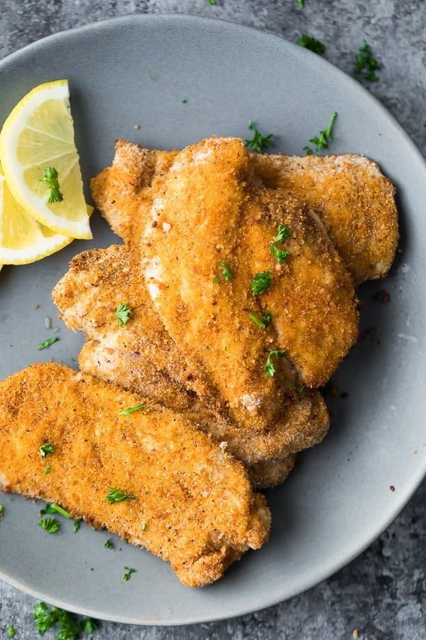 Easy Breaded Air Fryer Chicken Breast | Sweet Peas & Saffron