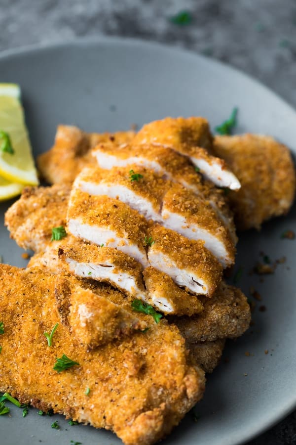 Easy Breaded Air Fryer Chicken Breast Sweet Peas Saffron