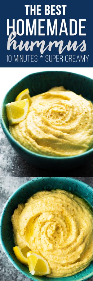 the best easy homemade hummus