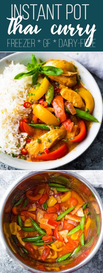 spicy instant pot thai chicken curry