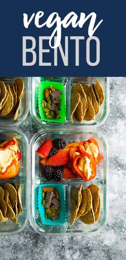 no cook vegan bento snack box recipe