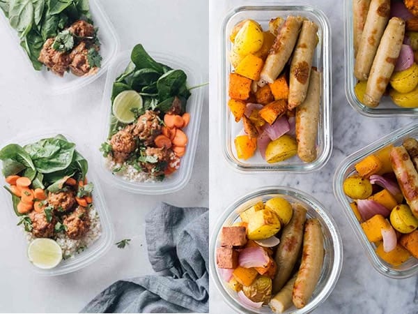 Paleo Meal Prep Recipe Ideas collage photo