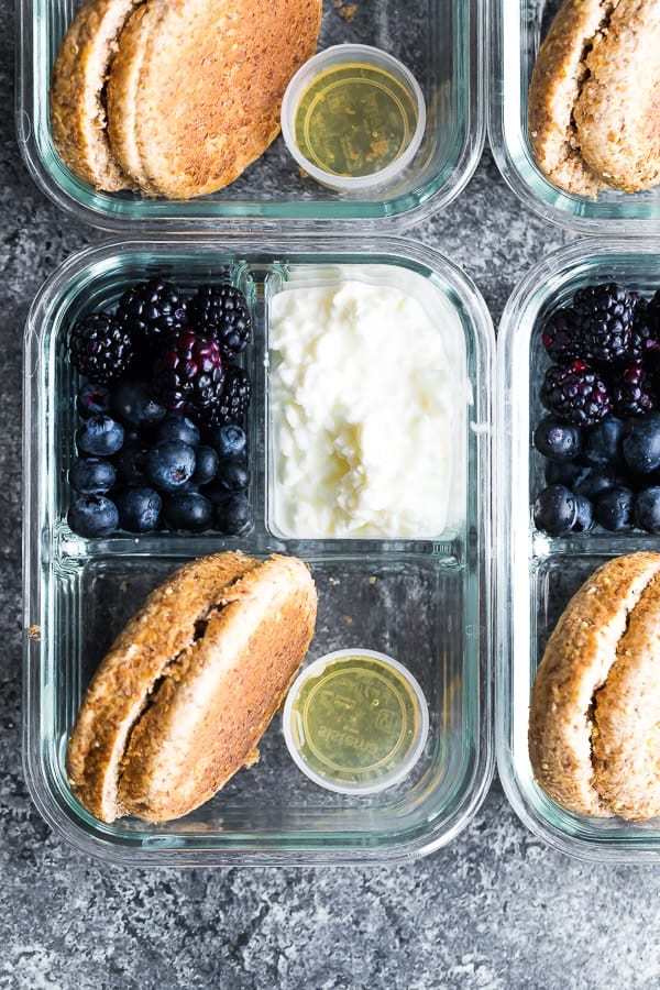 English Muffin Breakfast Box close up