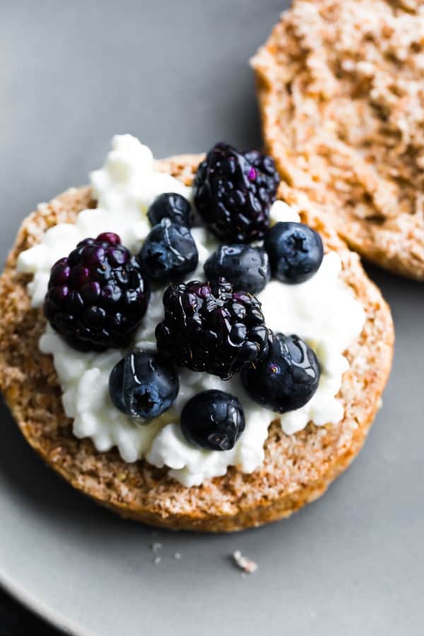 close up English Muffin Breakfast Box