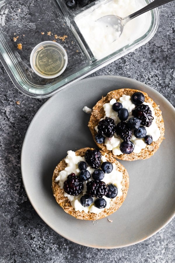 English Muffin Breakfast Box - Sweet Peas and Saffron