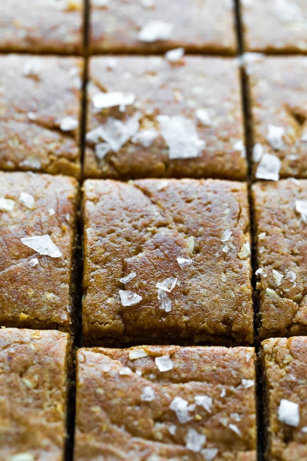 close up of the Easy Homemade Protein Bars