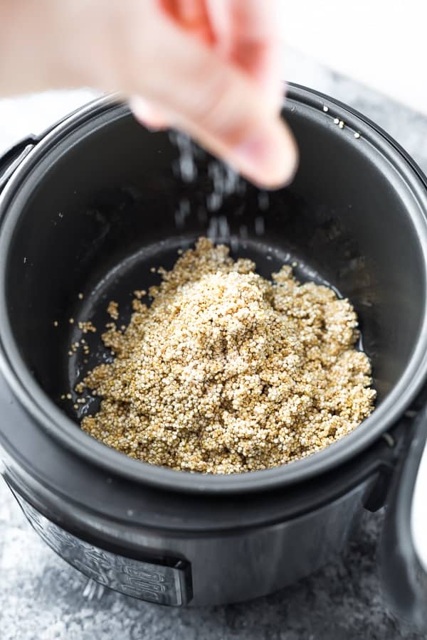 How to Cook Quinoa in a Rice Cooker - sweetpeasandsaffron.com, Recipe