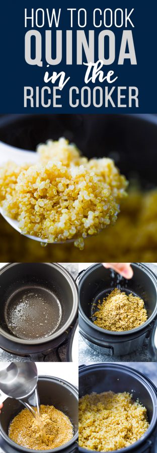 How to Cook Quinoa in a Rice Cooker | Sweet Peas and Saffron