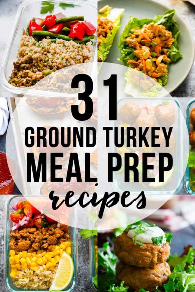 31+ Ground Turkey Meal Prep Recipes | sweetpeasandsaffron.com